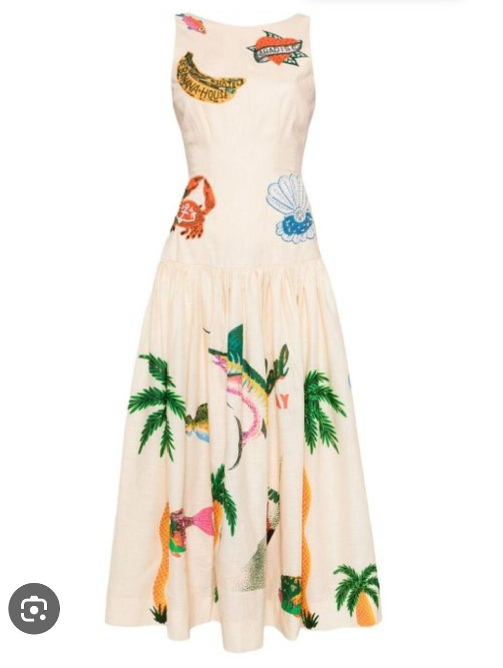 Commense Backless Vacation Print Maxi Dress NWT XL